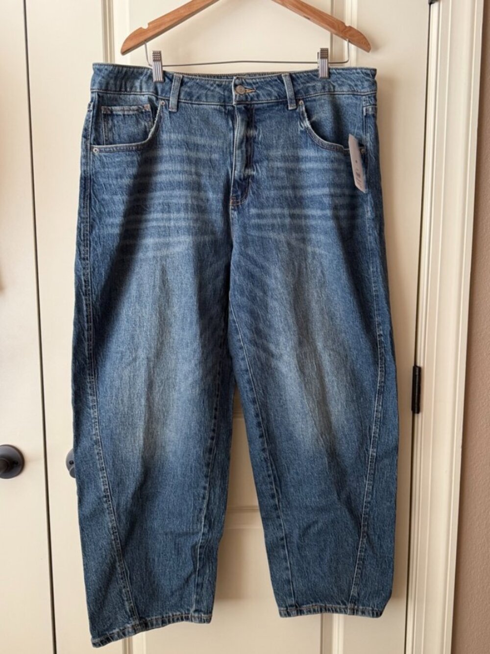 Time & Tru High Rise Barrel Jeans size 20